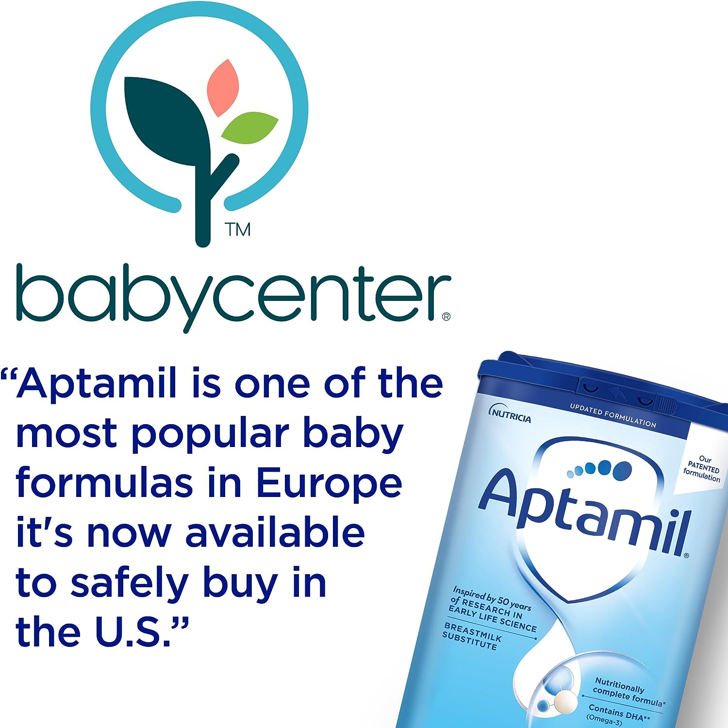 Aptamil Stage 1, No. 1 Baby Formula in Europe, Milk Based Powder Infant Formula with DHA, Omega 3 & Prebiotics, 1.76 Pound (Pack of 1) - Image 7